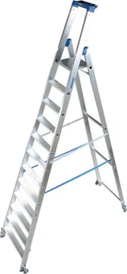 Immagine prodotto di KRAUSE STABILO Professional Stufen-StehLeiter fahrbar 12 Stufen