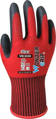 Produktbild von Wonder Grip Flex Rot, Nylon, Gr. M/8 WonderGrip WG-500R