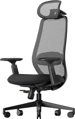 Imagen del producto de Silla de oficina ergonómica con profundidad de asiento ajustable, color