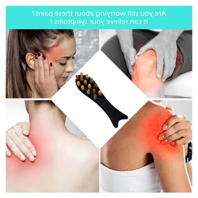 Produktbild von Ochsenhorn Kopfmassagekamm Groß Mit Oktopus Design Antistatisch Naturmaterial Kopfhautmassage Haarpflege Kratzmassage