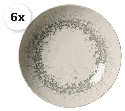 Produktbild von Suppenteller 21cm 6er Set Cecina graphit