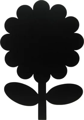 Produktbild von Securit Kreidetafel Blume 42,6x27,7x0,3 cm Kreidestift inklusive