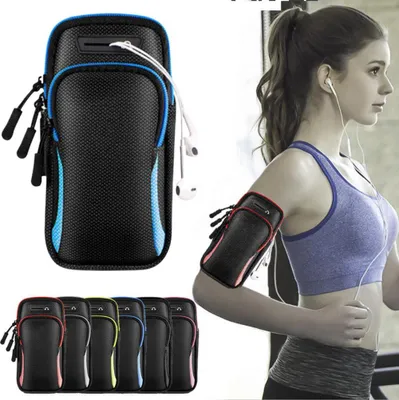 Zdjęcie produktu dla Sportowa torba na ramię Opaska do biegania Uchwyt na telefon komórkowy Wodoodporny Wygodny Fitness do jazdy na rowerze Joga