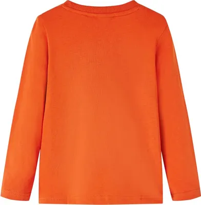 Produktbild von vidaXL Kinder-Langarmshirt Orange 128