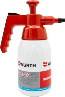 Immagine prodotto di Würth Detergente per freni con erogatore a pompa, senza ricarica, flacone spray (stampato), 1 l
