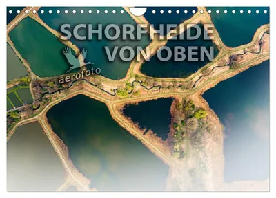 Produktbild von Schorfheide von oben (Wandkalender 2027 DIN A4 quer), CALVENDO Monatskalender