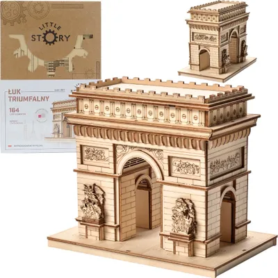 Obrázok produktu pre NICE IDEA Drevené puzzle 3D model Víťazný oblúk E011