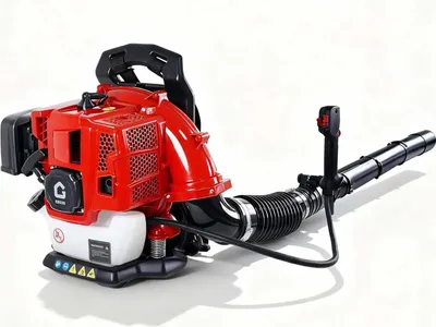 Produktbild von Rucksack-Laubbläser - Benzin 2-Takt - 52 cm³ - 2,2 PS - 780 CFM - 270 mph - Rot