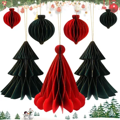 Image de Solidchoice - Décorations de Noël réutilisables pour la table