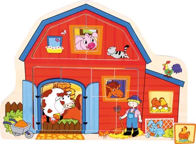 Produktbild von Bino Puzzle Bauernhof, 13 tlg. ab 2 Jahren, 88118
