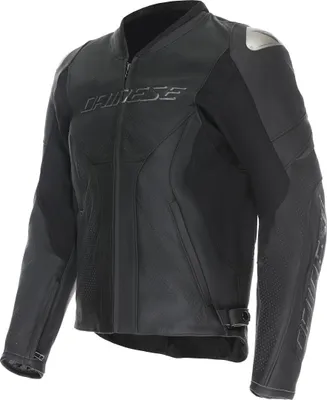 Produktbild von Dainese Racing 5 perforierte Motorrad Lederjacke, schwarz, 48