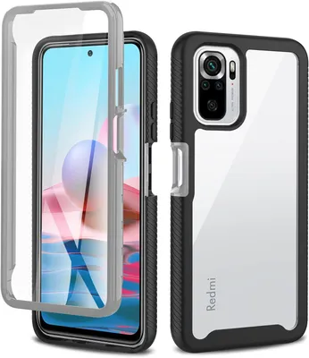 Produktbild von Case 2 Seiten Für Xiaomi Redmi Note 10 Schwarze Seiten