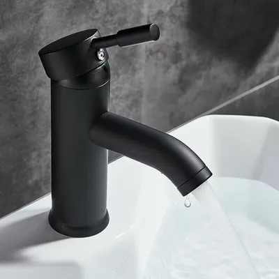 Produktbild von Waschtisch Armatur Wasserfall Bad Einhand Wasserhahn Mischbatterie Waschbecken