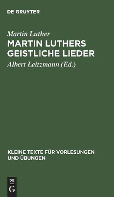 Produktbild von Martin Luthers geistliche Lieder