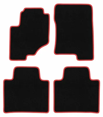 Immagine prodotto di Tappetini in moquette per SsangYong Rexton II 2017- (SUV) – set 4 pezzi, nero/rosso, su misura – Wielganizator CARLUX