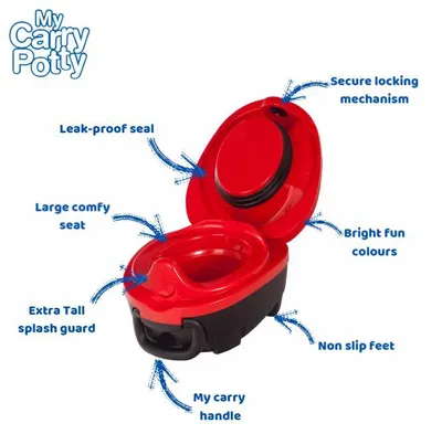 Produktbild von imagoarts MyCarryPotty Marienkäfer Reise-Töpfchen