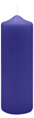 Produktbild von Spitzkopf Stumpen Kerzen Royalblau 20 x Ø 6 cm, 6 Stück