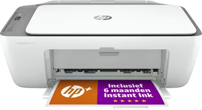 Zdjęcie produktu dla HP DeskJet 2720e Bezprzewodowe All-in-One W kolorze Drukarka, Instant Ink; Kopiarka, skaner, Termiczny druk atramentowy, Drukowanie w kolorze, 4800 x 1200 DPI, Kopiowanie w kolorze, A4, Szary