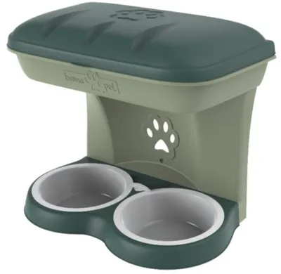 Produktbild von Bama Pet Hondenvoederbak 48x27x42 cm Groen