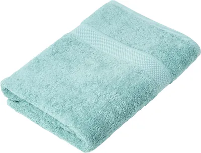 Produktbild von HOMESCAPES Duschtuch aus 100% türkischer Baumwolle 500g/m² Handtuch 70x130cm - mint blau
