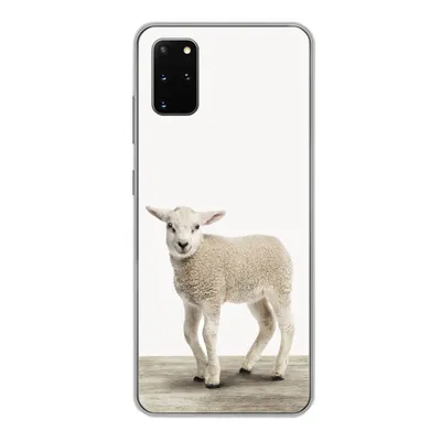 Produktbild von MuchoWow® Handyhülle Schutzhülle Hülle für Samsung Galaxy S20 Plus Lamm - Schaf - Tiere - Kinder - Mädchen - Jungen Silikon Softcase Handy Hülle - Hartschale