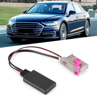 Immagine prodotto di Adattatore ingresso audio 32PIN Cavo modulo Bluetooth 5.0 per auto Compatibile con RNSE Navigation A8 TT R8 A3 A4