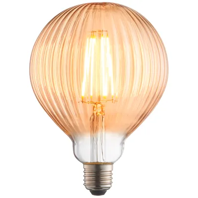 Produktbild von BRILLIANT LED-Globelampe G125 Filament E27 4W 400lm 2000K bernstein 80179