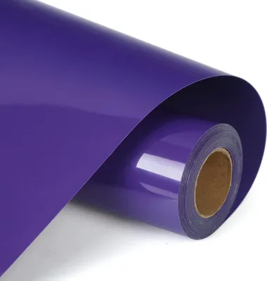 Produktbild von Selbstklebende Vinylfolie 10 Ft - Lila - Wärmeübertragung für Handwerksprojekte und Kleidung