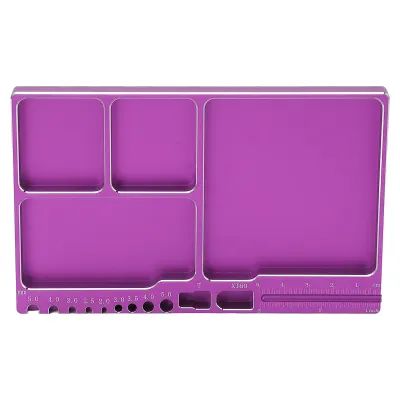 Immagine prodotto di Vassoio magnetico per viti, vassoio magnetico per parti, vassoio per viti di riparazione RC, vassoio per strumenti di riparazione RC, vassoio magnetico per viti, kit di strumenti RC