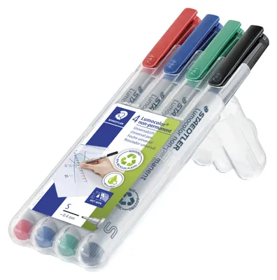 Produktbild von STAEDTLER Lumocolor 311 non-permanent Universalstift S (0.4mm) Box mit 4 Farben