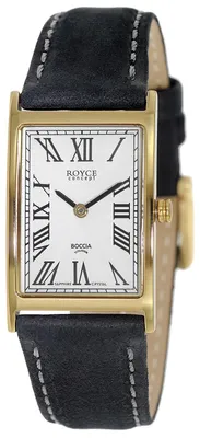 Produktbild von Boccia 3285-09 Damen-Armbanduhr, Gold-Gehäuse, Leder-Armband