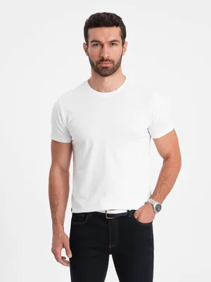 Produktbild von Ombre Clothing Kurzarmhemd für Männer Douma weiß 3XL