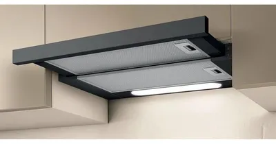 Obrázek produktu pro Vstavaná digestor Elica Elite 14 Lux BL 60, 121 W, 60 cm, třída D, 304 m³/h, LED osvětlení, černá