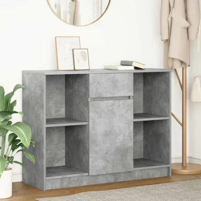 Zdjęcie produktu dla vidaXL Kredens z szufladą betonowy szary 101x35x76 cm materiał drewnopochodny