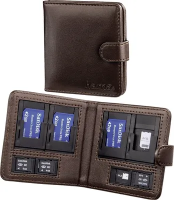 Produktbild von Puzdro na pamäťovú kartu Vegas veľkosti S hnedé pre pamäťovú kartu Memory Stick