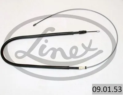 Produktbild von LINEX Handbremsseil 09.01.53 Rechts Links für CITROËN C2 Schrägheck (JM) 1611/800mm