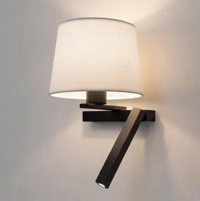 Zdjęcie produktu dla LEDS C4 - kinkiet ścienny, 17,4 W, światło ciepłe, 150 lm, kolor czarny