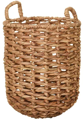 Produktbild von VIVANNO Dekokorb Wasserhyazinthe BACINO Rund, Natur geflochten - 33x40 cm