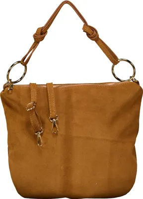 Produktbild von Hausfelder Manufaktur Beuteltasche Velours Braun onesize