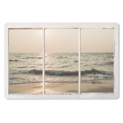 Produktbild von MuchoWow® Mauspad Mousepad Aussicht - Strand - Meer 27x18 cm - Mousepads - Maus Mat - Pad - Mausunterlage - Büroartikel - Desk Matten
