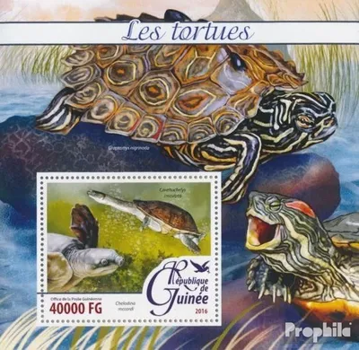 Produktbild von Briefmarken Guinea 2016 Mi Block 2629 (kompl. Ausgabe) postfrisch Schildkröten