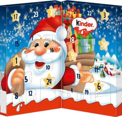 Zdjęcie produktu dla Kalendarz adwentowy Kids Mix Table z mleczną czekoladą 113g
