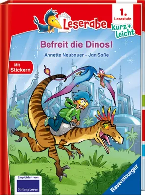 Obrázek produktu pro Leserabe 1. Lesestufe Kurz und leicht - Befreit die Dinos!