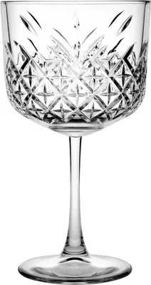 Produktbild von Pasabahce Timeless gläserset, 12 Stück Gin Tonic gläser 50 cl für ein 12 Pers. Gedeck, Glas geschliffen in Kristall Optik auf stabilen Fuß, Partyset