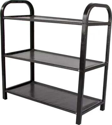 Image de Verk 27252 Porte-chaussures pour 6 paires de chaussures noir