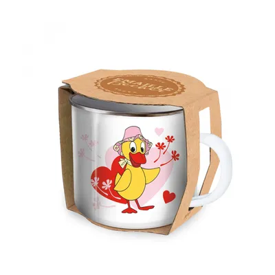 Produktbild von TRÖTSCH Emaillebecher Schnatterinchen Tasse Unser Sandmännchen
