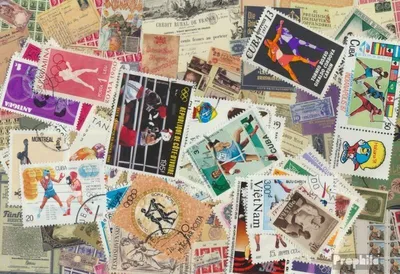 Produktbild von Briefmarken Motive 50 verschiedene Boxsport Marken