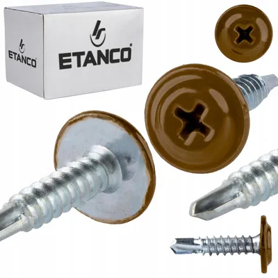 Produktbild von ETANCO GM-B Selbstbohrschrauben für Stahl Dach RAL 8003 Lehmbraun 4,2 x 19 mm 250 Stk.