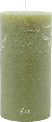 Produktbild von Rasteli Luz Your Senses Stumpenkerze Grün D 10 cm H 20 cm
