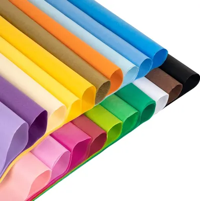 Produktbild von Famanu Seidenpapier 60 Blätter - 20 Farben 50x70 cm für Basteln und Dekorationen